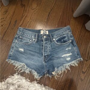 Denim Distressed Women's Shorts